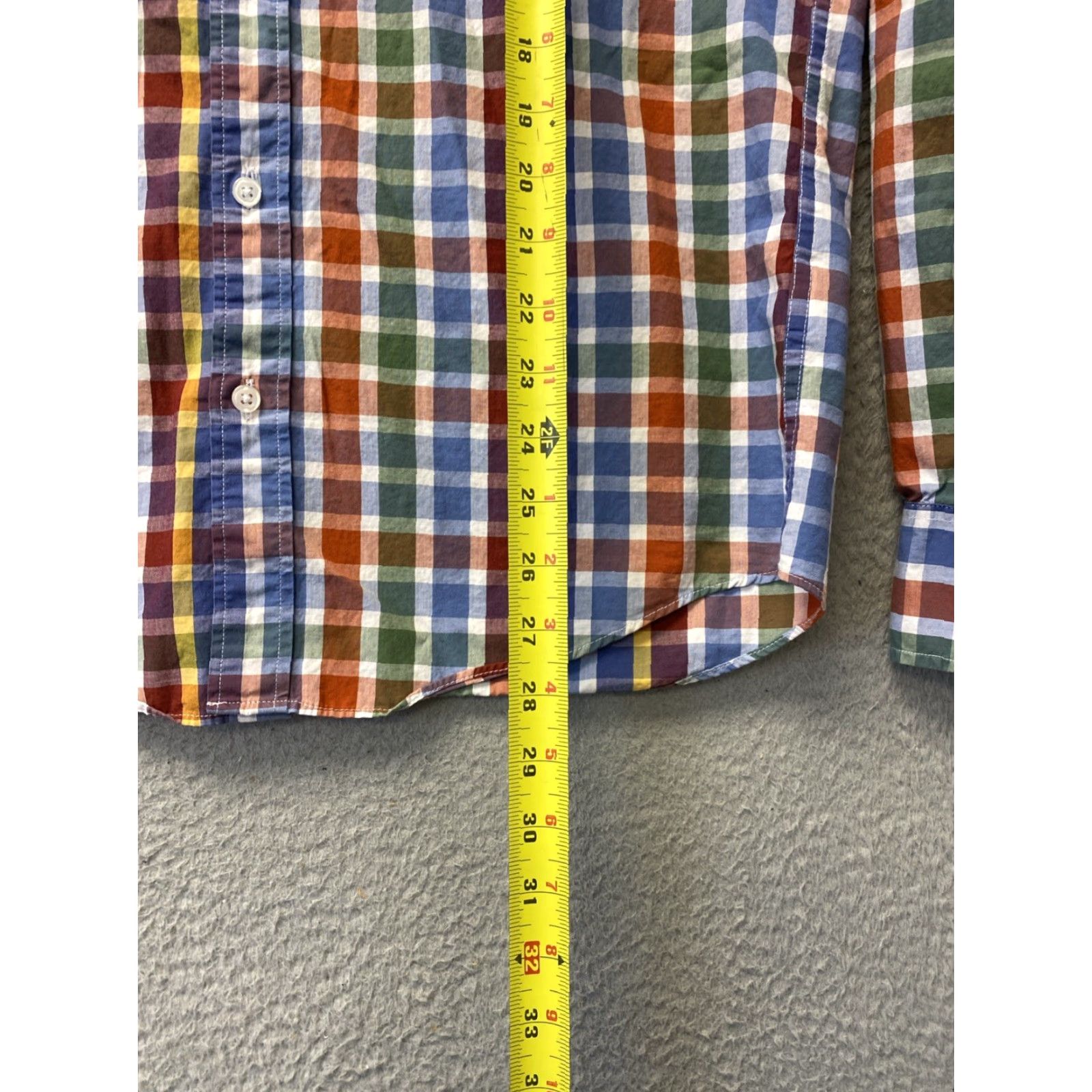 J.Crew J.CREW Button-Down Shirt Men Medium Multicolor Flex Wash Button Up Long Sleeve Cotton Nylon Polyester Cotton Blend Colorful Size US M / EU 48-50 / 2 - 6 Thumbnail