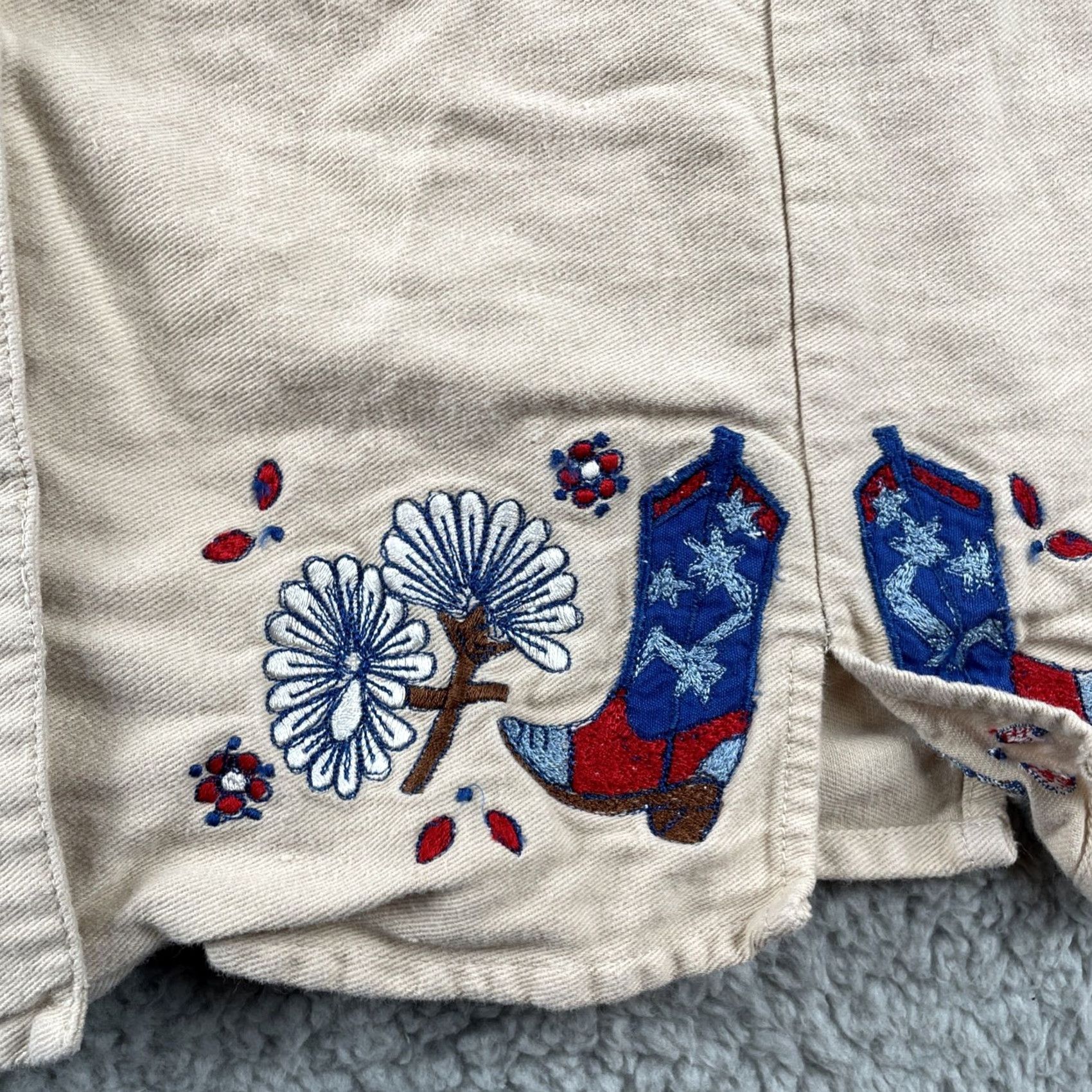 Vintage VINTAGE Ozark Mountain Jean Company Womens XL Button-Up Embroidered Western Shirt Size XL / US 12-14 / IT 48-50 - 7 Thumbnail