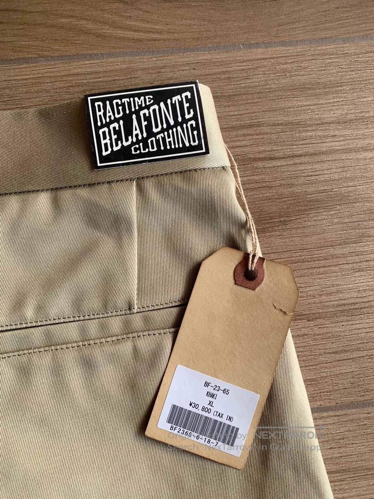 Japanese Brand beige wide. Size US 34 / EU 50 - 5 Thumbnail