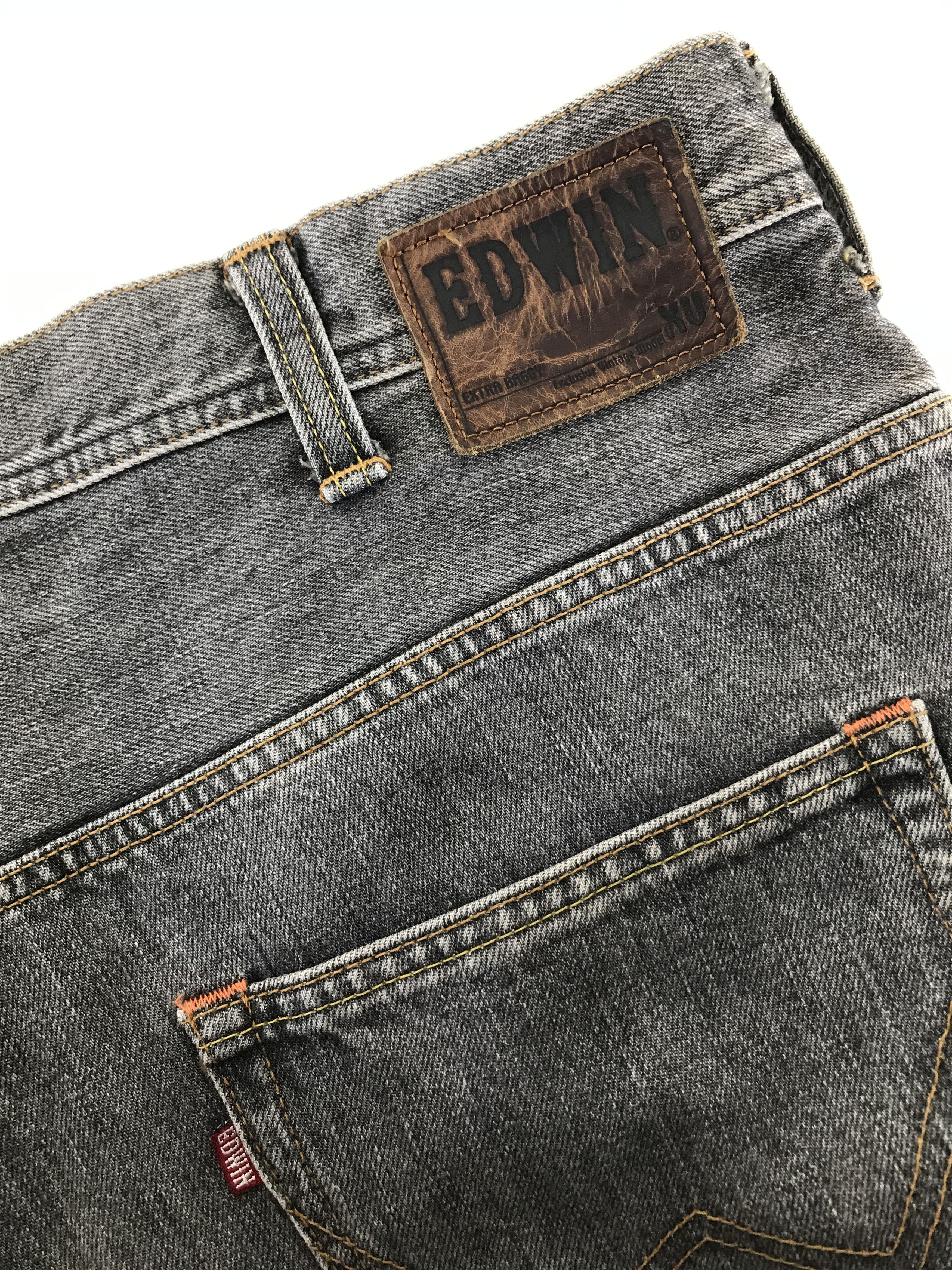 Edwin Vintage Edwin Extra Baggy Faded Black Jeans Size US 38 / EU 54 - 12 Thumbnail