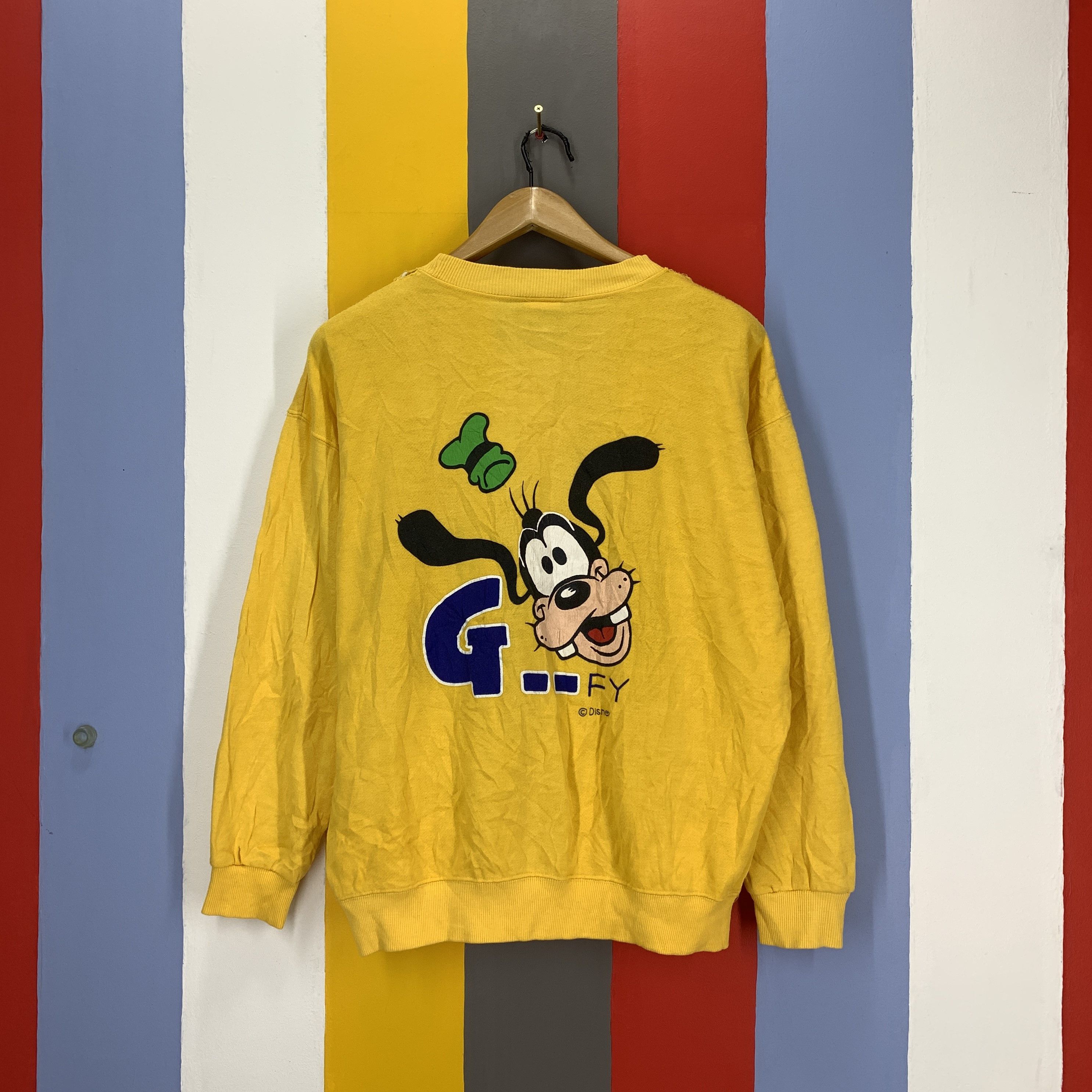Disney Vintage GOOFY by MICKEY FOR STUFF Sweatshirt #1914/10 Size US M / EU 48-50 / 2 - 1 Thumbnail