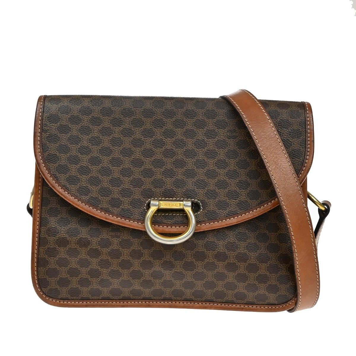 Celine Celine Macadam Shoulder Bag Leather Size ONE SIZE - 1 Thumbnail