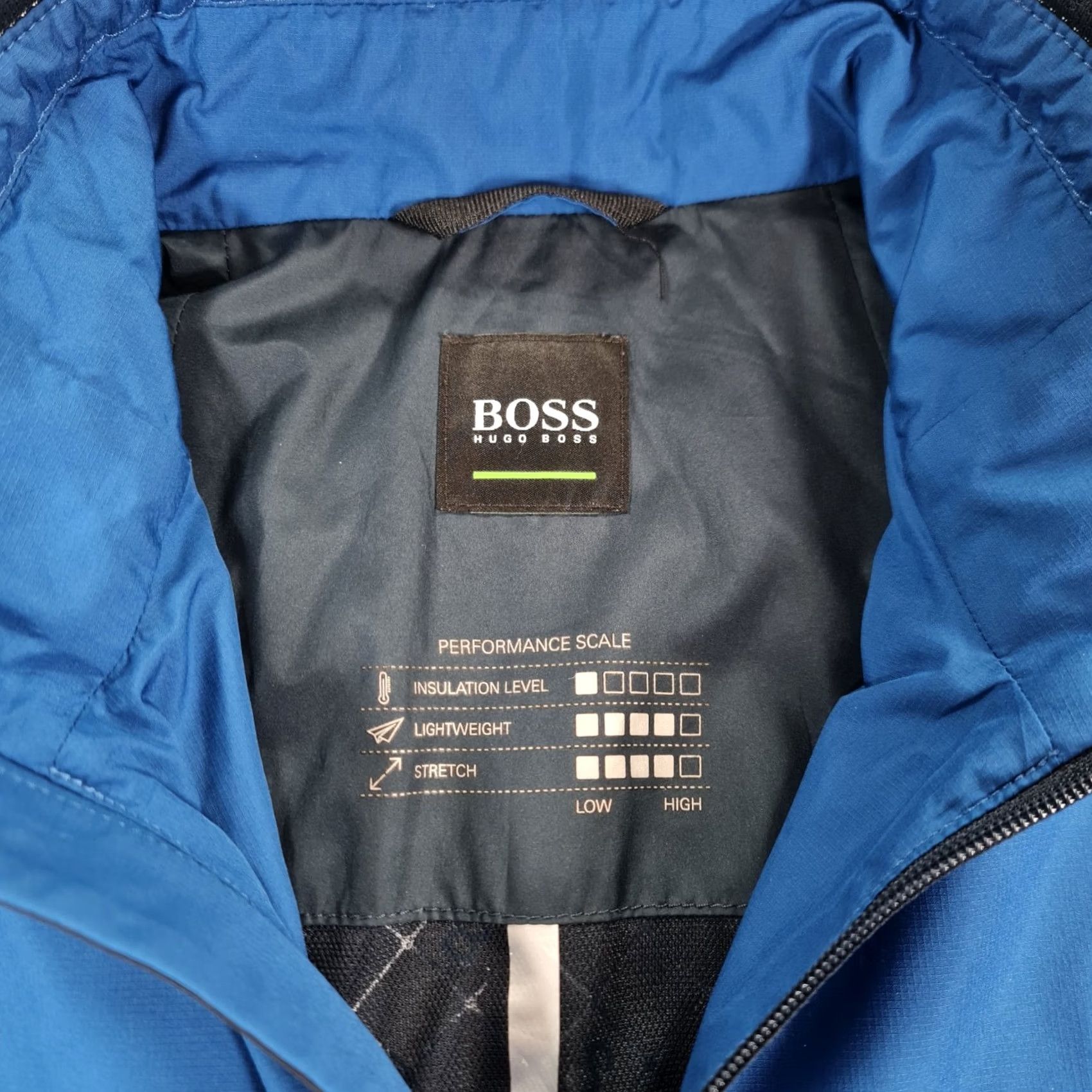 Hugo Boss HUGO BOSS Mens Jacket Blue Small Lightweight Windbreaker Woven Full Zip Jeenz Size US S / EU 44-46 / 1 - 3 Thumbnail