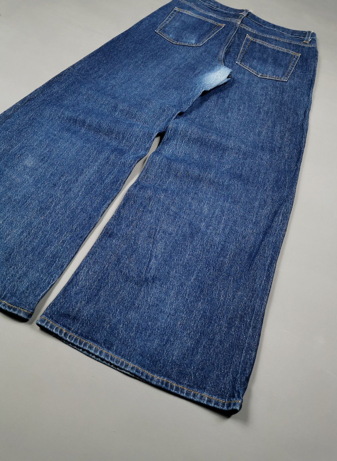 GU × Undercover Wide Flare GU Japan Denim Jeans Size US 32 / EU 48 - 5 Thumbnail