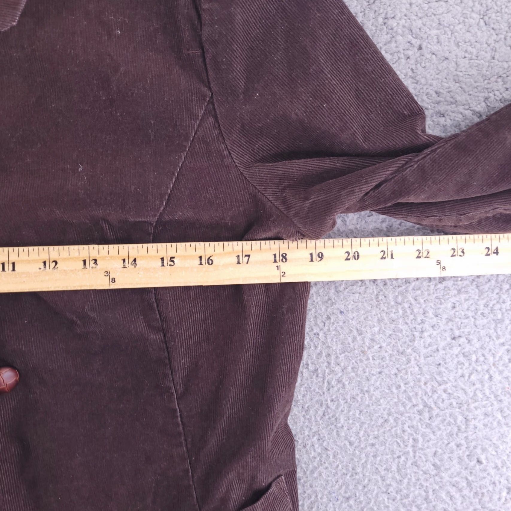 Vintage LL Bean Jacket Womens 12 Brown Corduroy Button Size XL / US 12-14 / IT 48-50 - 5 Thumbnail