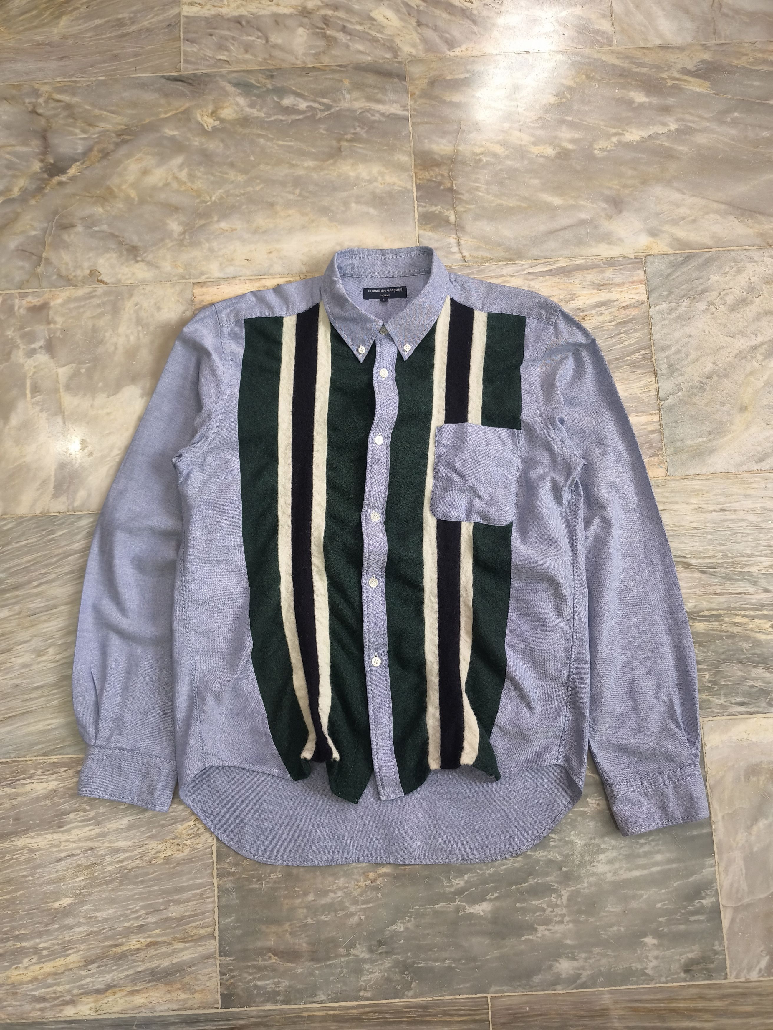 Comme des Garcons Homme Comme des Garcons Homme conversion shirt Size US L / EU 52-54 / 3 - 1 Thumbnail