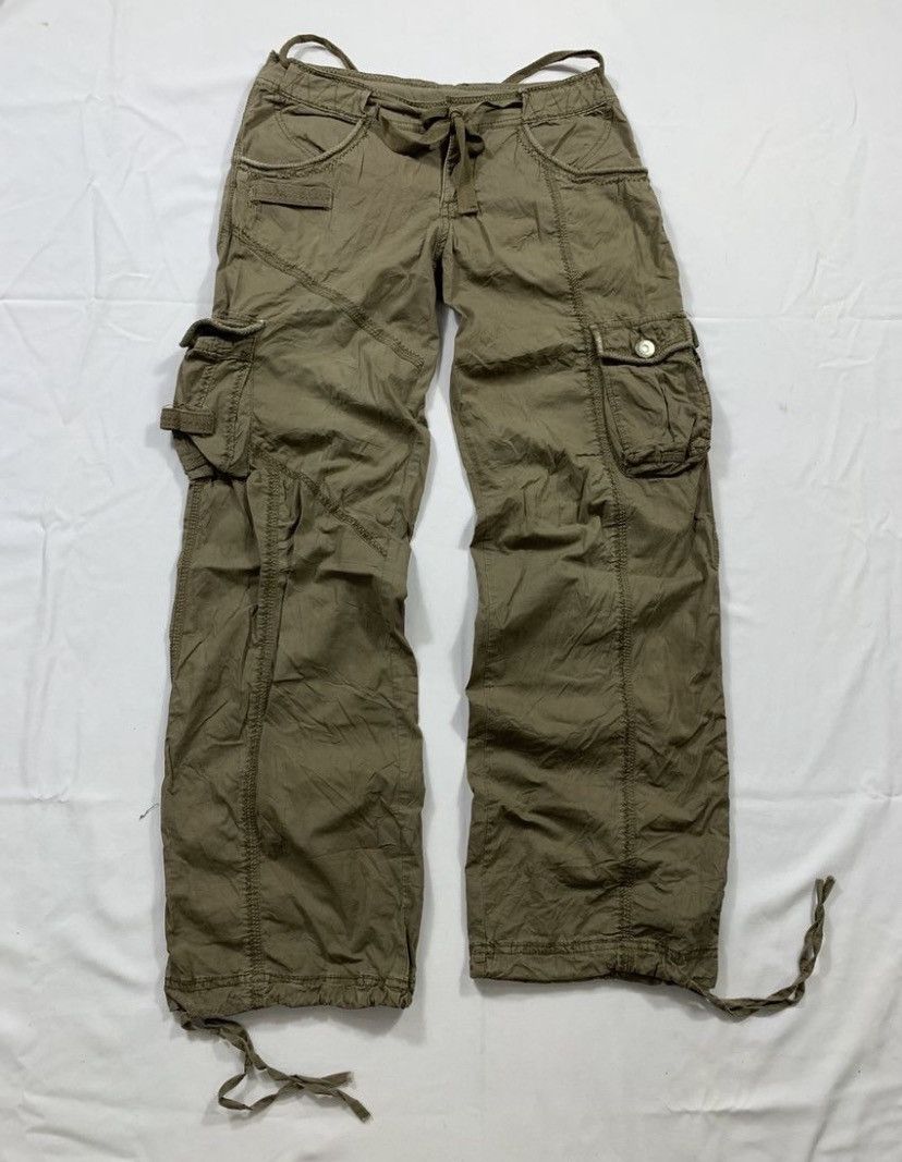 GOA 2000s Navana Cargo Flared Pants Goa Style Japanese style Size US 30 / EU 46 - 1 Thumbnail