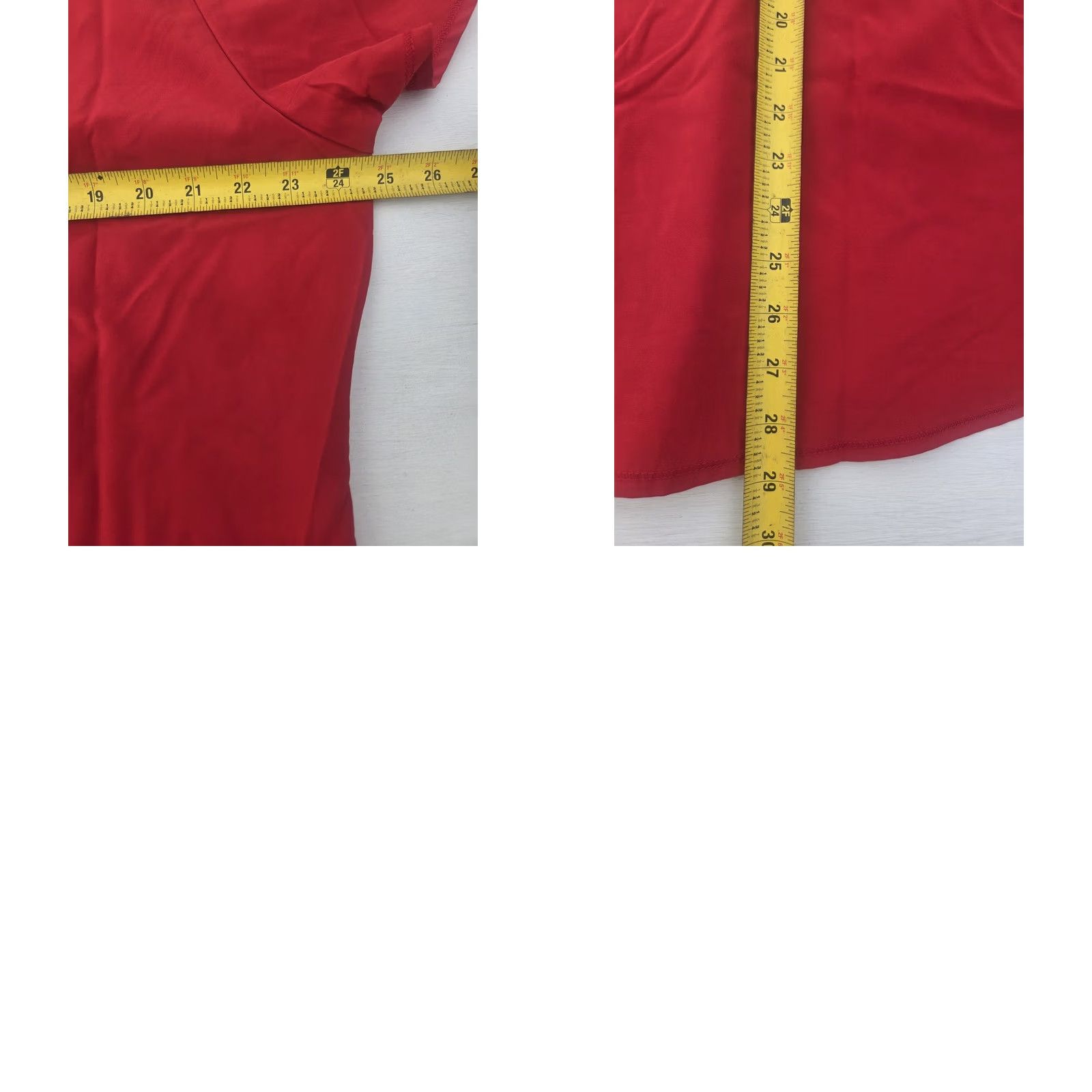 Vintage Scrubstar Scrub Top Womens 2XL Red V-neck Short Sleeve Medical Nurse Work Shirt Size XXL / US 16-18 / IT 52-54 - 8 Thumbnail