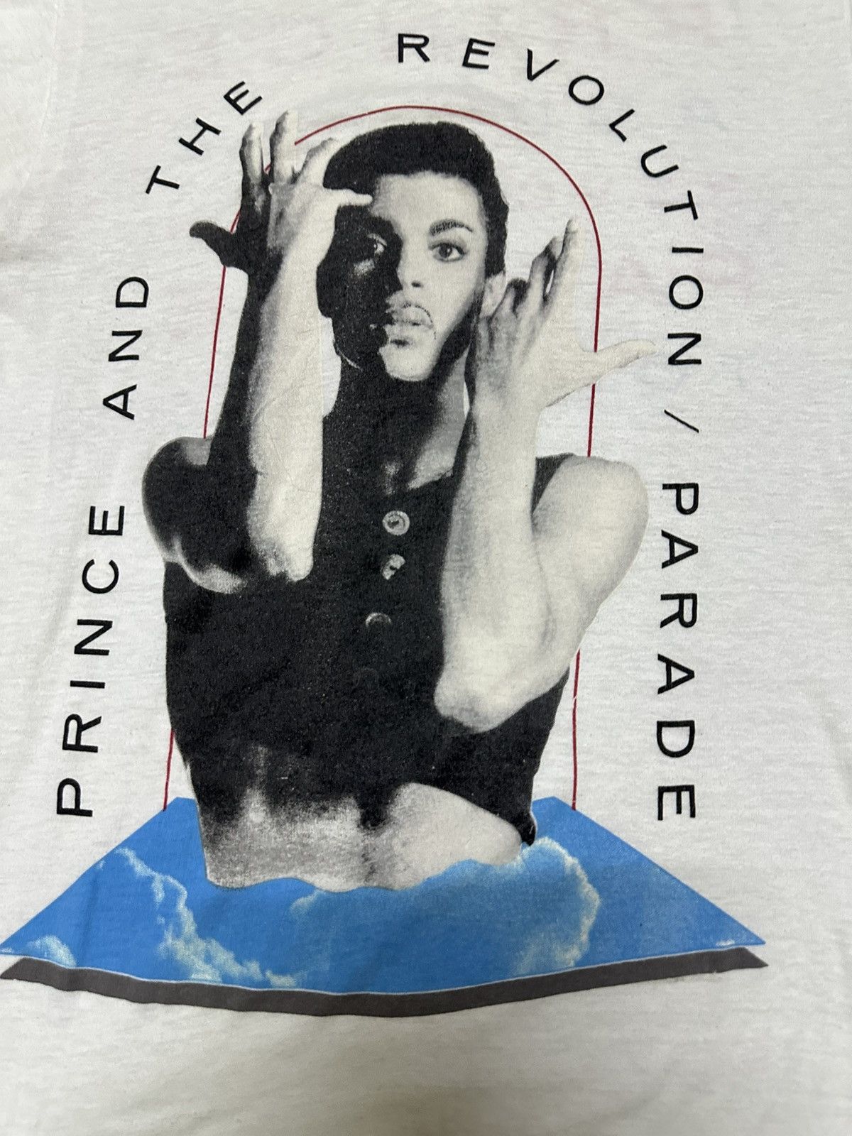 Vtg 80s Prince parade tour band tee