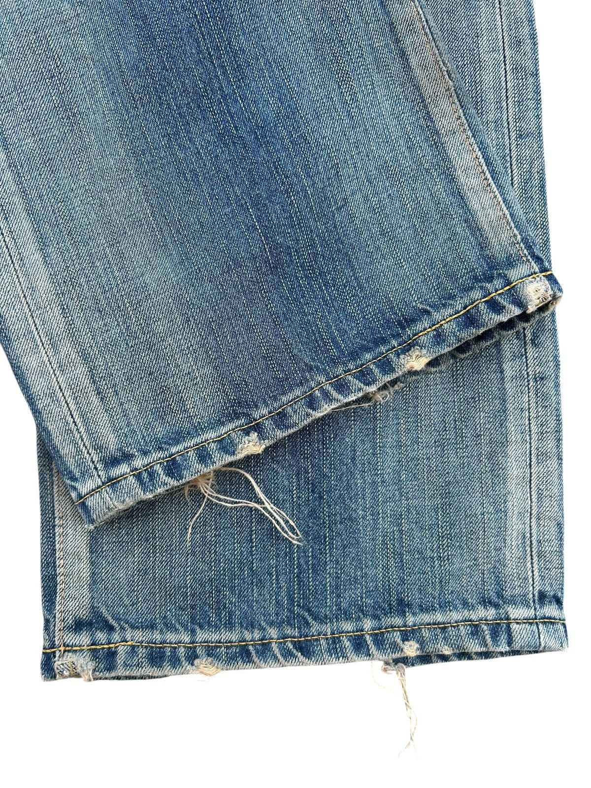 Kapital Vintage Edwin Skull Distressed Japanese Faded Denim Jeans ☠️ Size US 32 / EU 48 - 9 Thumbnail