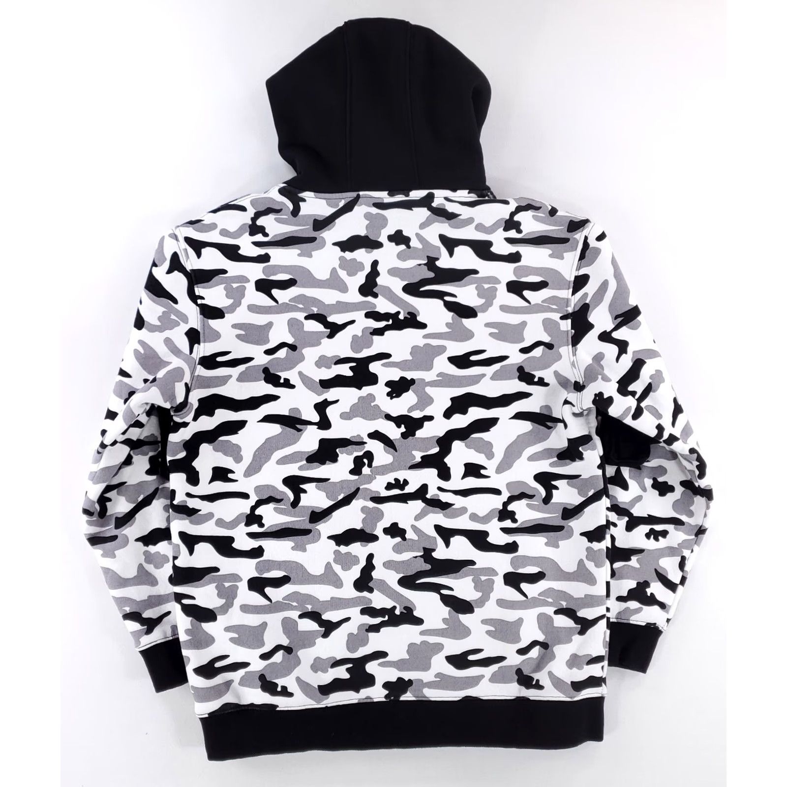 Vintage Sam & Colby XPLR Camo Hoodie Sweatshirt Black White Long Sleeve Mens M Size US M / EU 48-50 / 2 - 6 Thumbnail
