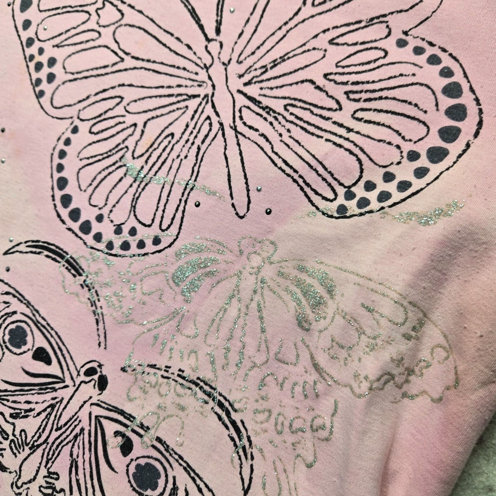 Pinko VINTAGE Southern Lady Pink Pullover Blouse Shirt Butterfly Embroidery Women's XL Size XL / US 12-14 / IT 48-50 - 2 Thumbnail