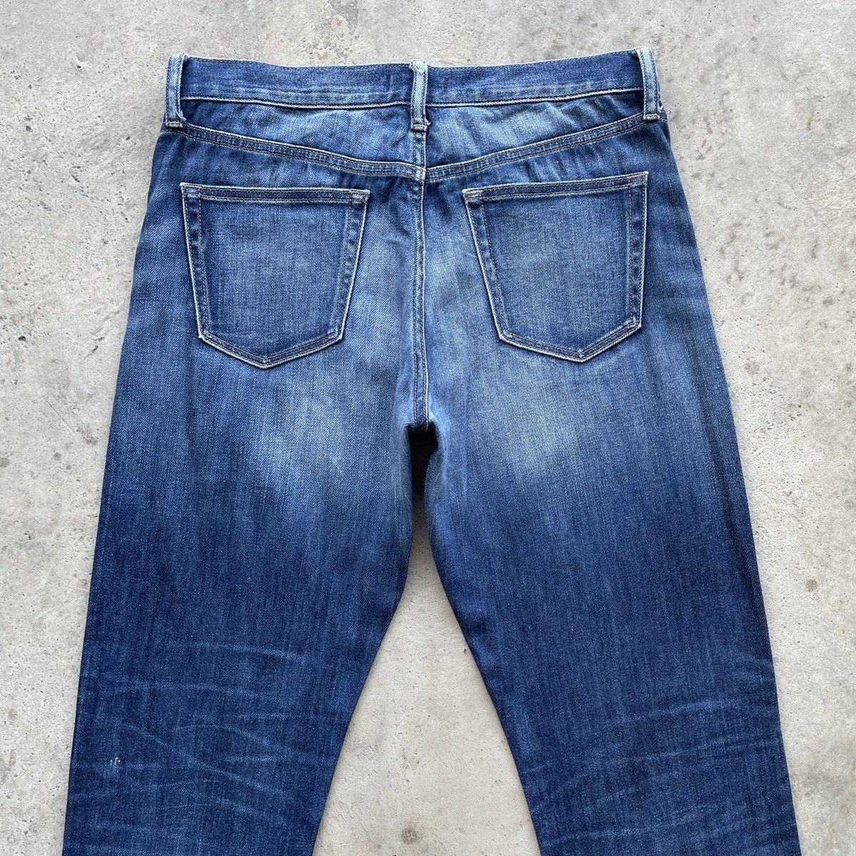 Japanese Brand × Jean × Vintage W32💥 Vintage Japanese Brand Faded Denim Jeans Pants Size US 32 / EU 48 - 9 Thumbnail