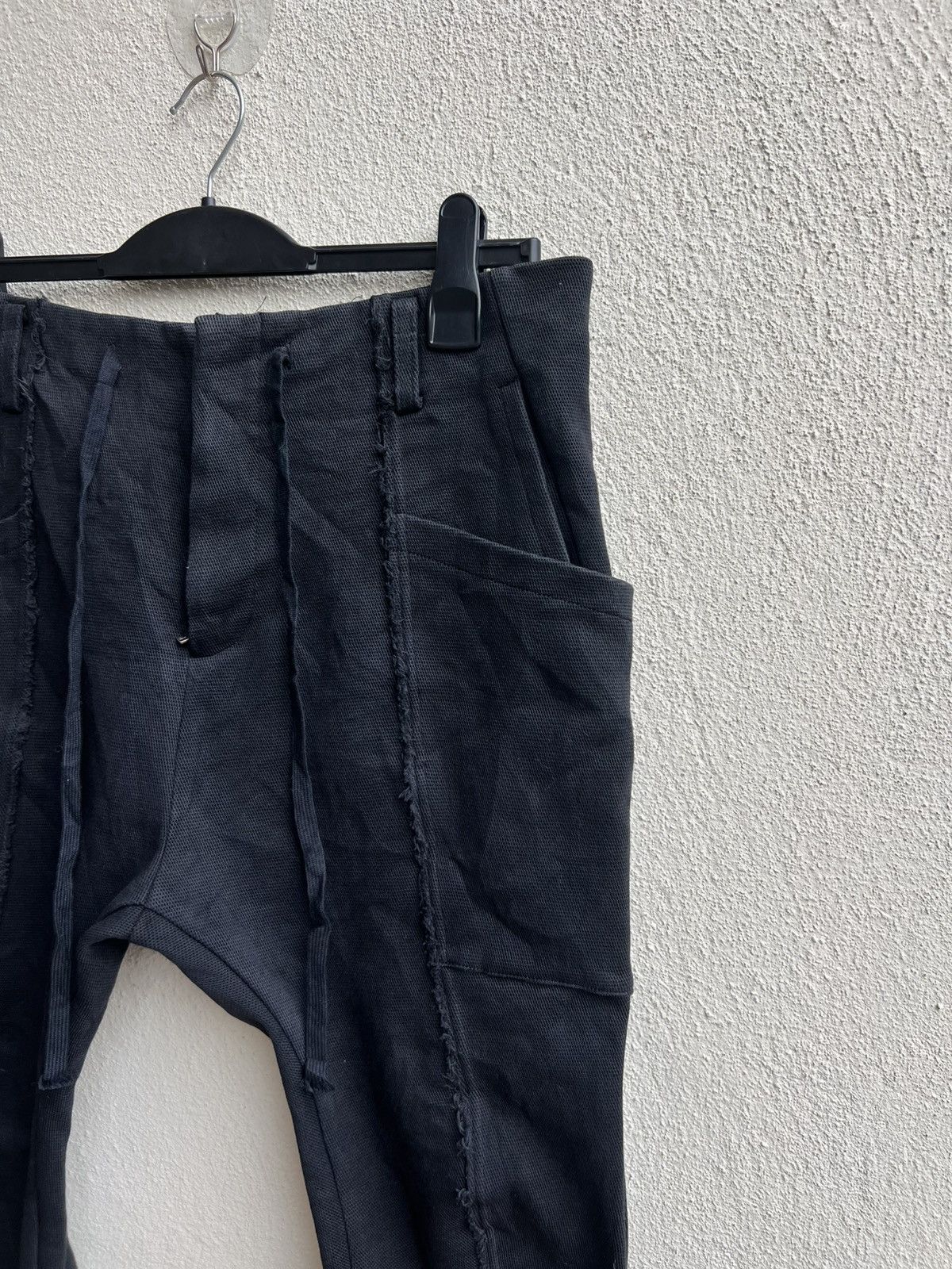 Bajra Bajra Made in Japan Raw Cut Black Trouser Stretch Pant Size US 30 / EU 46 - 11 Thumbnail