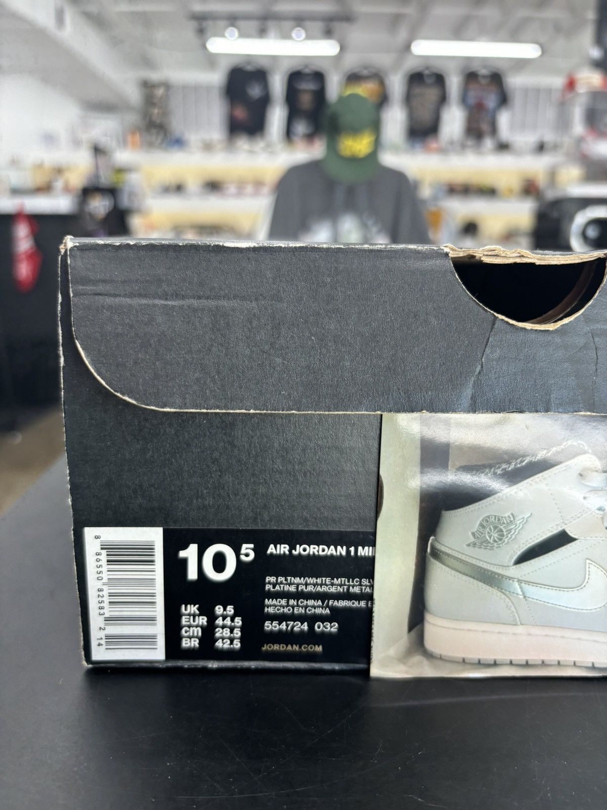 Jordan Brand × Nike Air Jordan Mid Pure Platinum Metallic Silver Sz. 10.5 Size US 10.5 / EU 43-44 - 11 Thumbnail