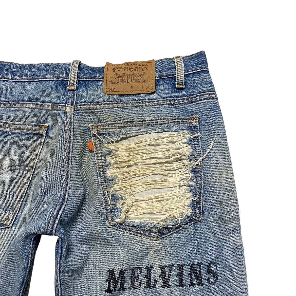 Levi's Levis 517 Sample Thrashed Jeans Grunge Melvins Size US 32 / EU 48 - 13 Thumbnail