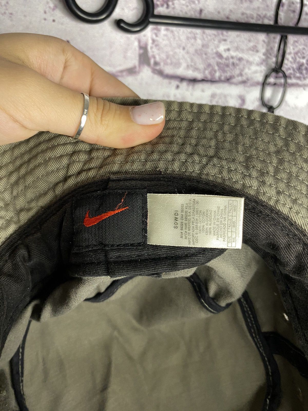 Nike Men's vintage panama cap Nike streetwear 90s y2k hype Size ONE SIZE - 4 Thumbnail