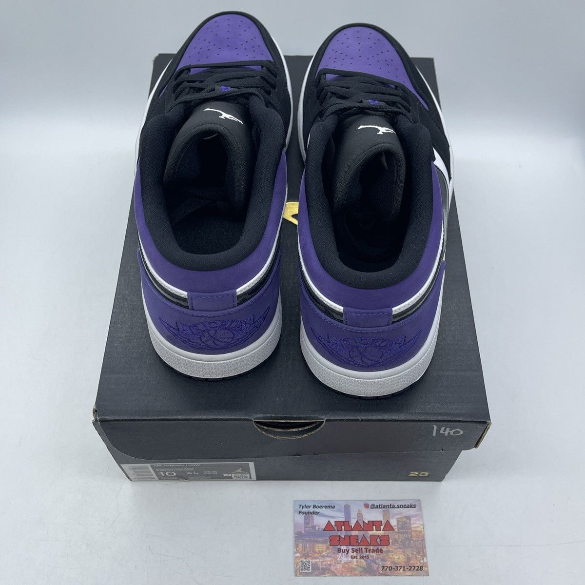 Jordan Brand Air Jordan 1 low court purple Size US 10 / EU 43 - 6 Thumbnail