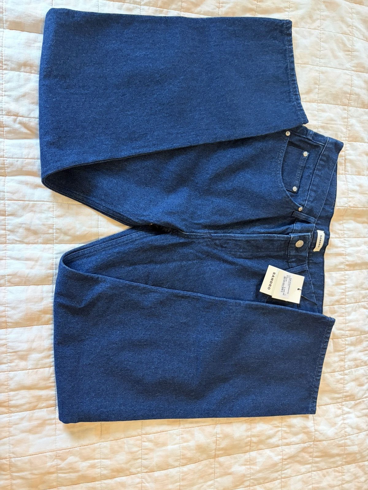 Sandro Sandro Paris Regular Fit Jeans — Size 34 / Dark Blue — NWT Size US 34 / EU 50 - 1 Thumbnail