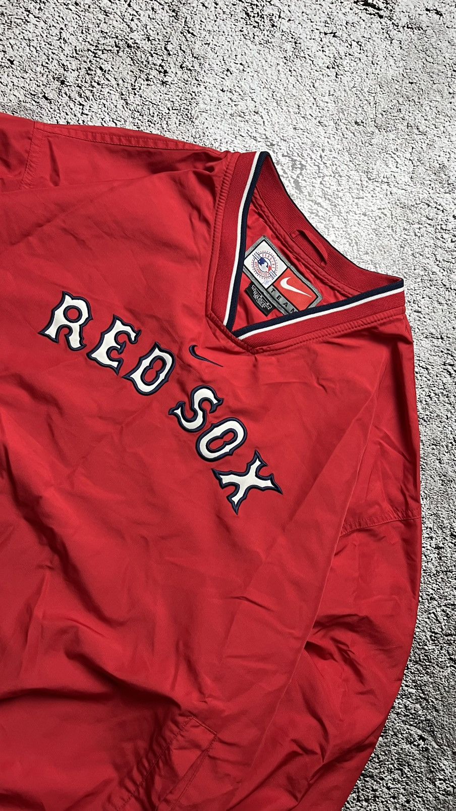 Nike VTG 90’s Boston Red Sox MLB centre swoosh jacket windbreaker Size US L / EU 52-54 / 3 - 2 Thumbnail