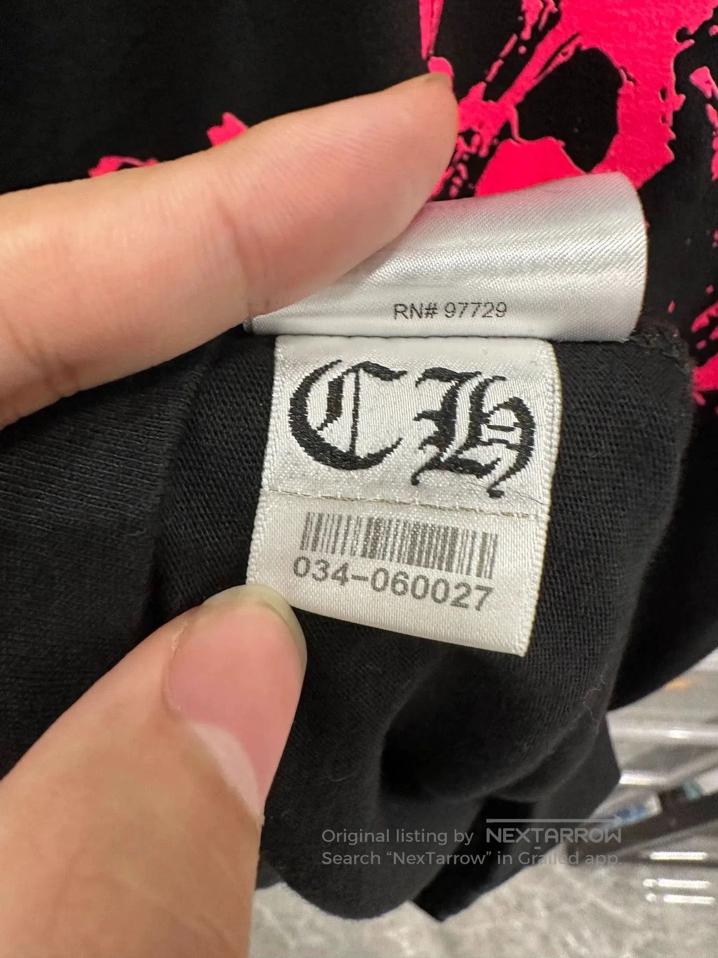 Chrome Hearts chrome hearts black pink foti short sleeve shirt. Size US S / EU 44-46 / 1 - 6 Thumbnail