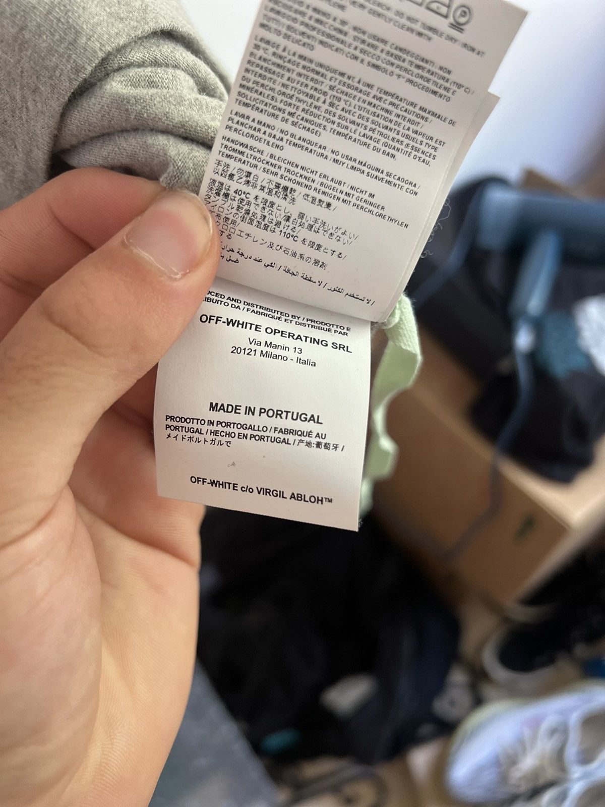 Off-White Off white Seeing things Long Sleeve TEE Size US M / EU 48-50 / 2 - 13 Thumbnail