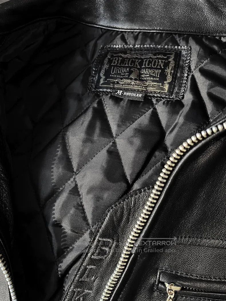 Neighborhood Neighborhood Classic black sheepskin leather jacket, size Size US M / EU 48-50 / 2 - 6 Thumbnail