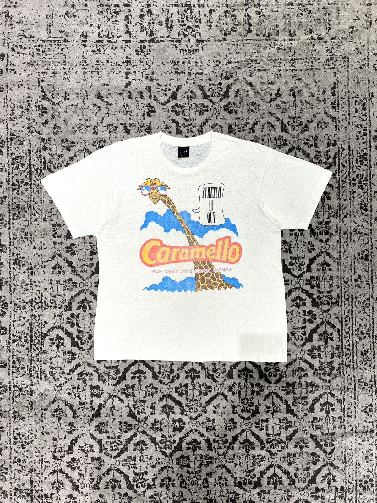 Vintage Vintage 90’s “Stretch it out!” Caramello Promo Size US L / EU 52-54 / 3 - 1 Thumbnail