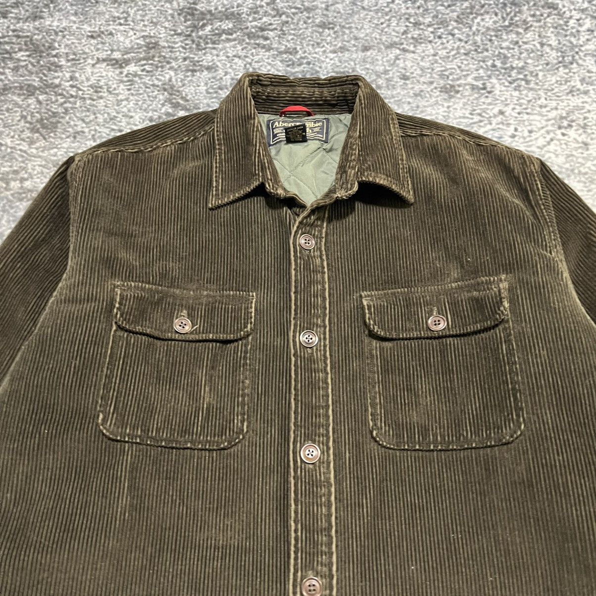 Abercrombie & Fitch VINTAGE 90s ABERCROMBIE & FITCH CORDUROY FIELD JACKET LARGE Size US L / EU 52-54 / 3 - 5 Thumbnail