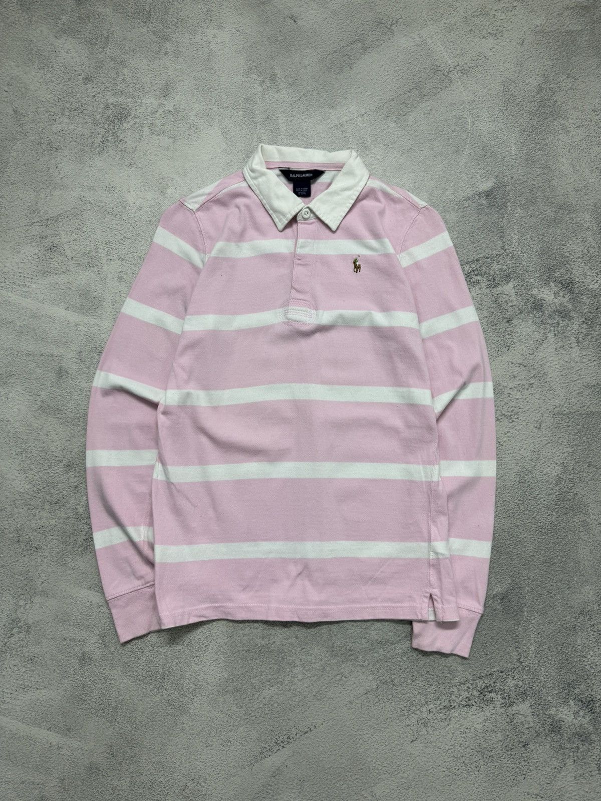 Polo Ralph Lauren Vintage Vintage Polo Ralph Lauren Rugby long sleeve Size S / US 4 / IT 40 - 2 Thumbnail