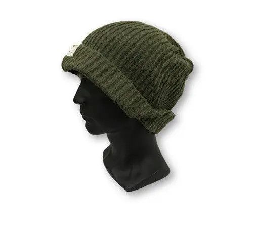 Global Work × Japanese Brand Global Work Military Style Plain Beanie Hat Size ONE SIZE - 1 Thumbnail
