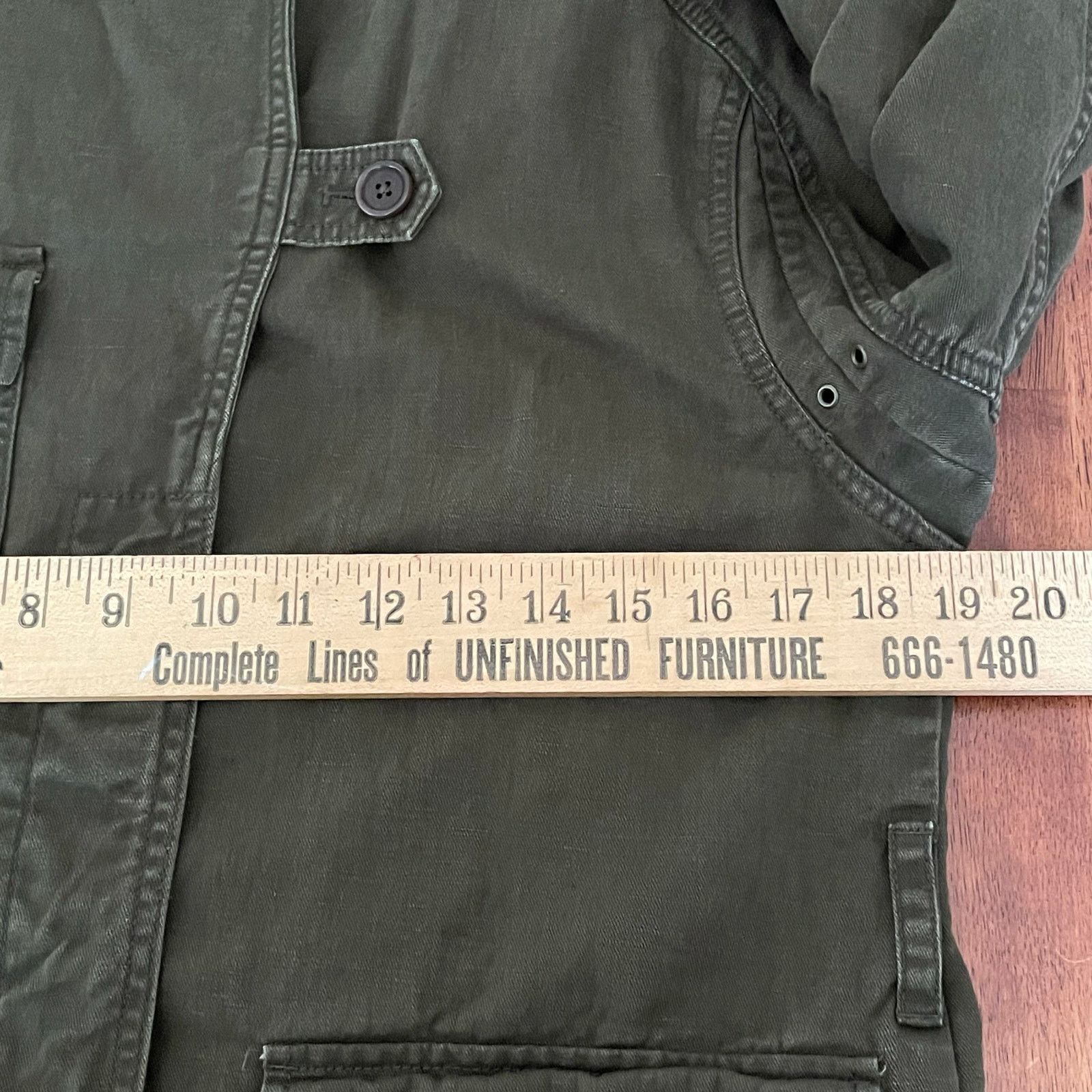 Banana Republic Banana Republic Essential Cargo Jacket Green Small NO BELT Size S / US 4 / IT 40 - 10 Thumbnail