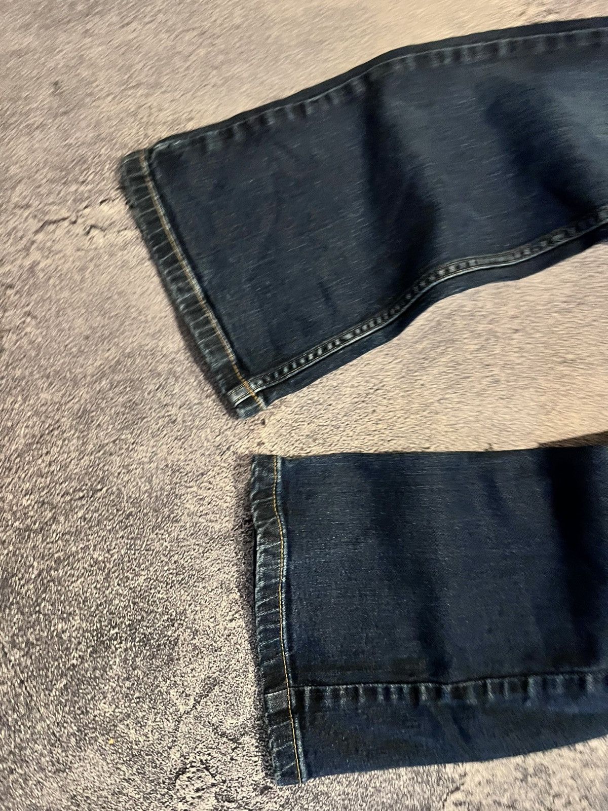 Japanese Brand Y2K Archive Flared Jean / Darkwear Avan-Garde Drip 00s Size US 33 - 4 Thumbnail