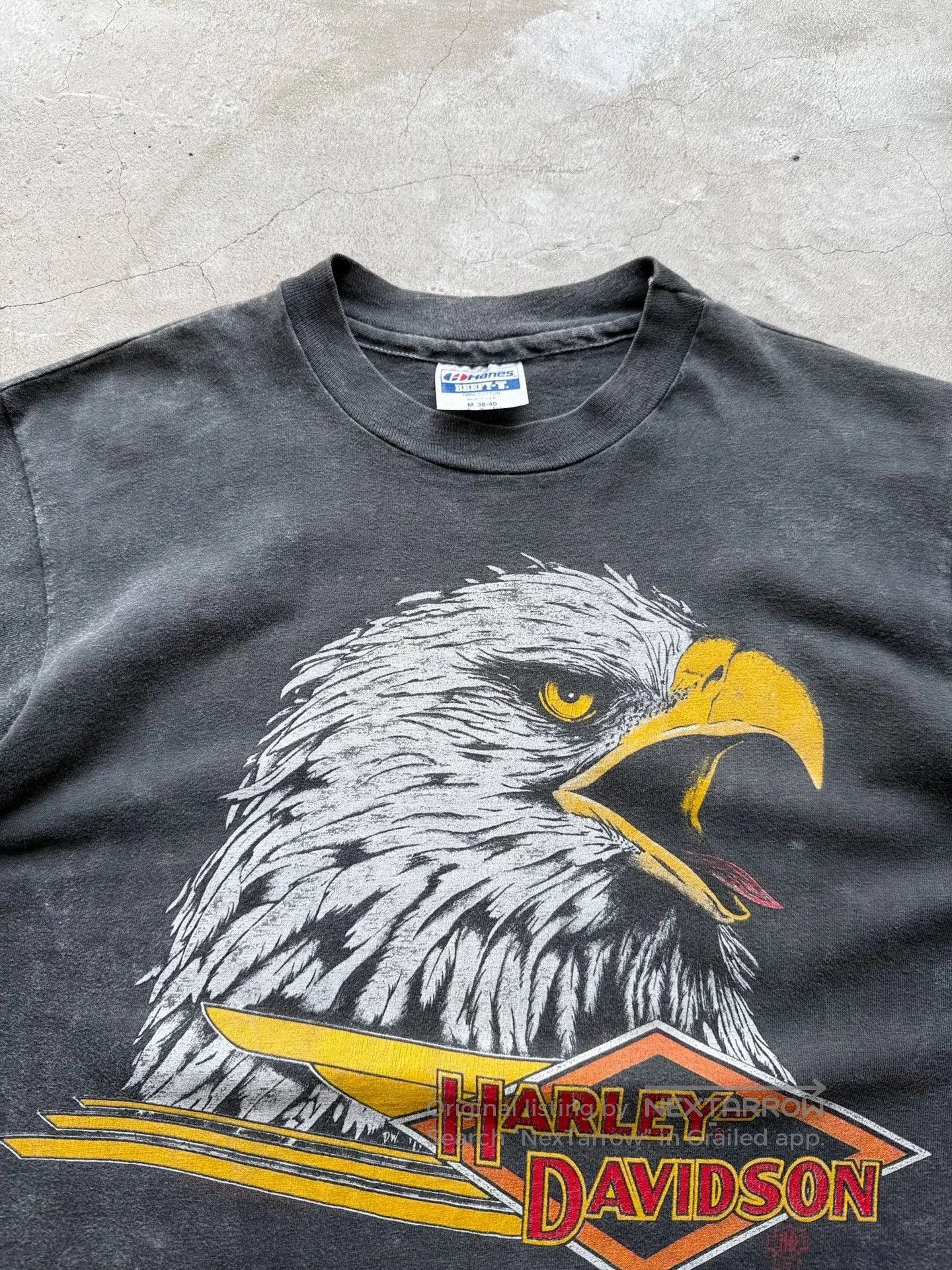 Vintage Vintage 80s Harley Davidson Springfield Tee. Size US M / EU 48-50 / 2 - 3 Thumbnail