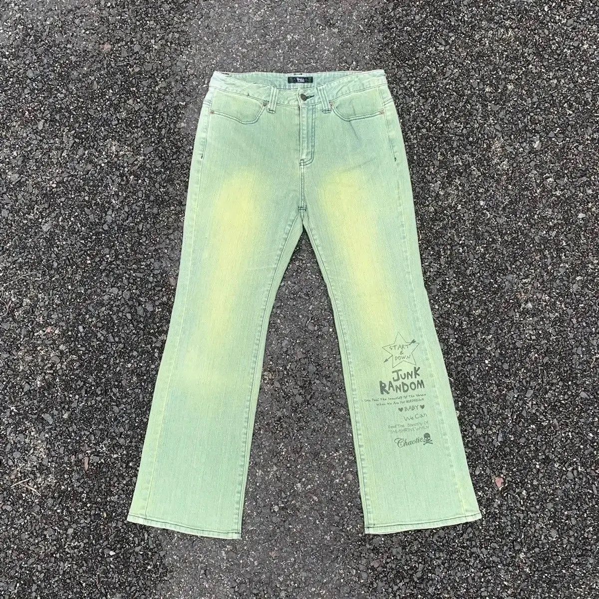 Japanese Brand STEALS 🔥 FLARE/BOOTCUT JAPANESE VTG JEANS SMILE LAND PANTS Size US 30 / EU 46 - 3 Thumbnail