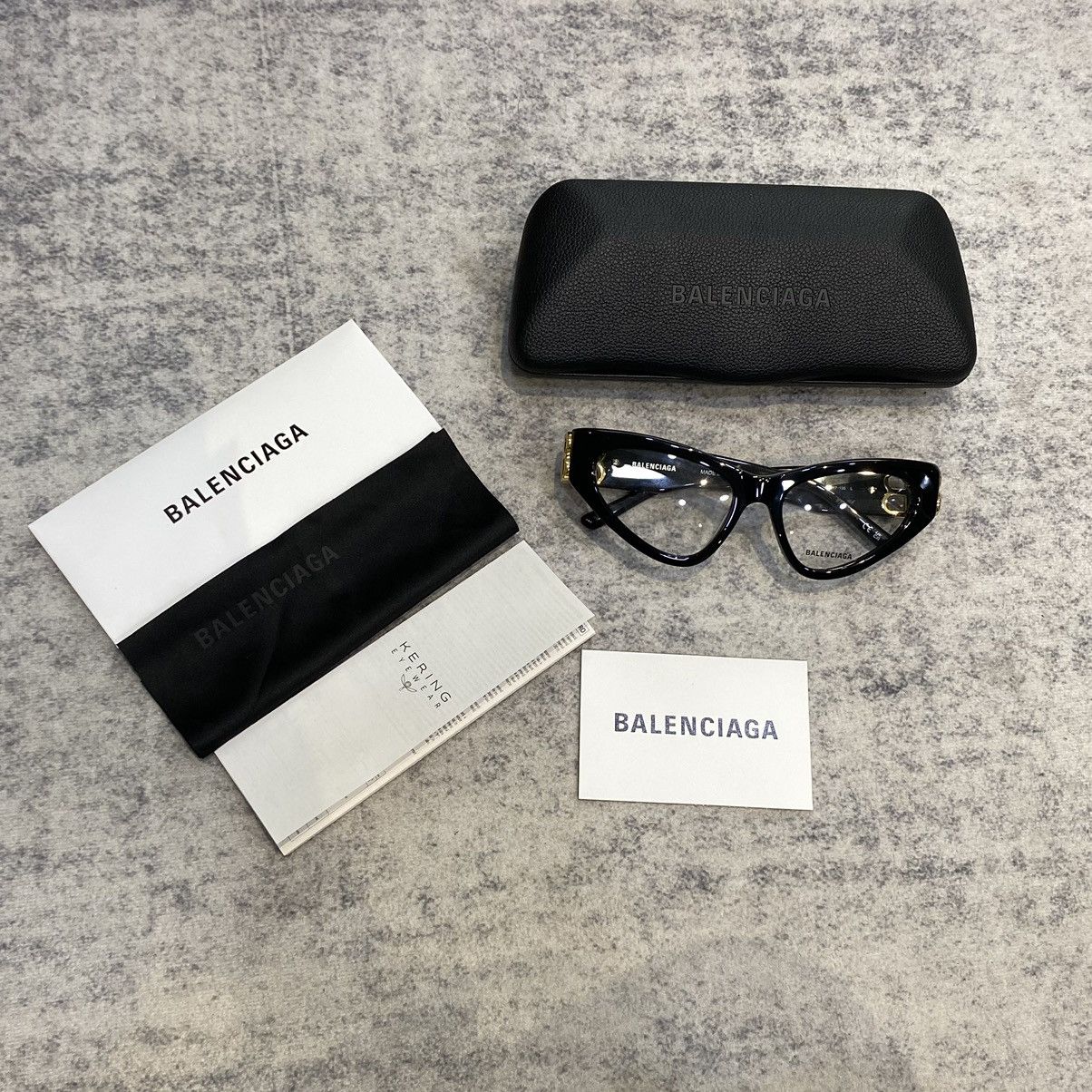 BALENCIAGA BB03130 001 Eyeglasses BLACK