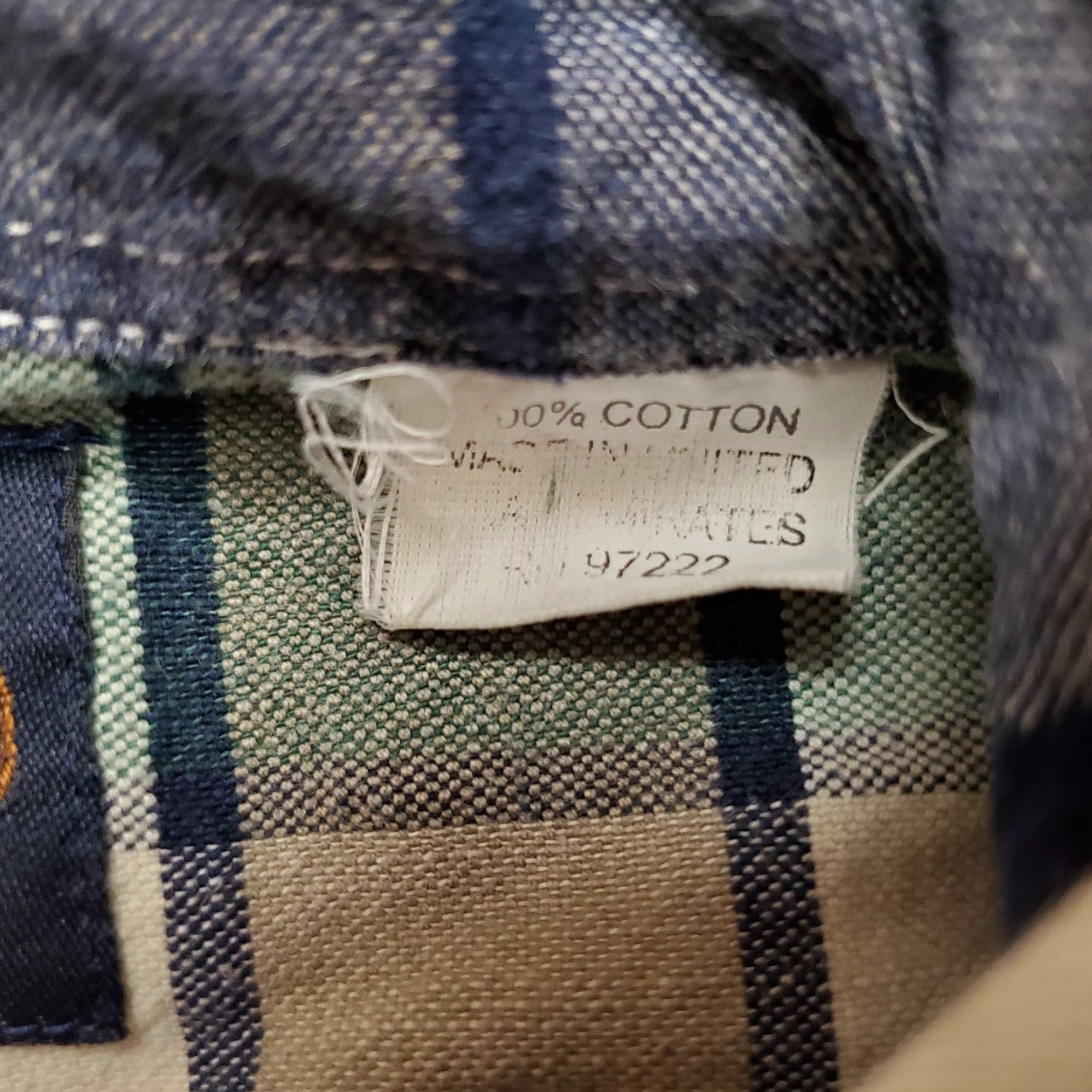 Vintage VINTAGE Steer West Shirt Mens XL Blue Plaid Button-Up Cowboy Western Casual USA Theme Size US XL / EU 56 / 4 - 4 Thumbnail