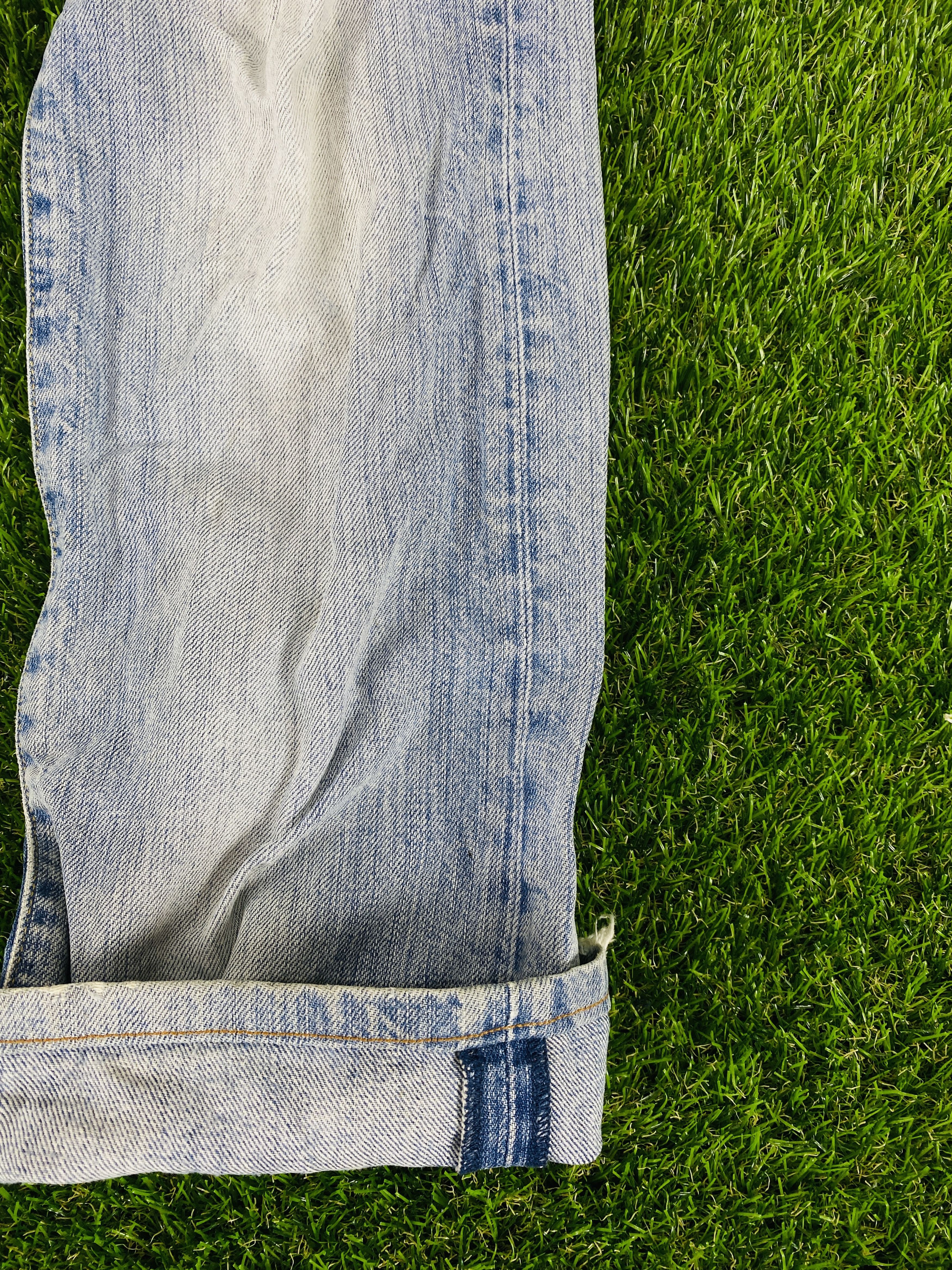 G-Star G Star Raw Distressed Jeans (P026) Size US 32 / EU 48 - 3 Thumbnail