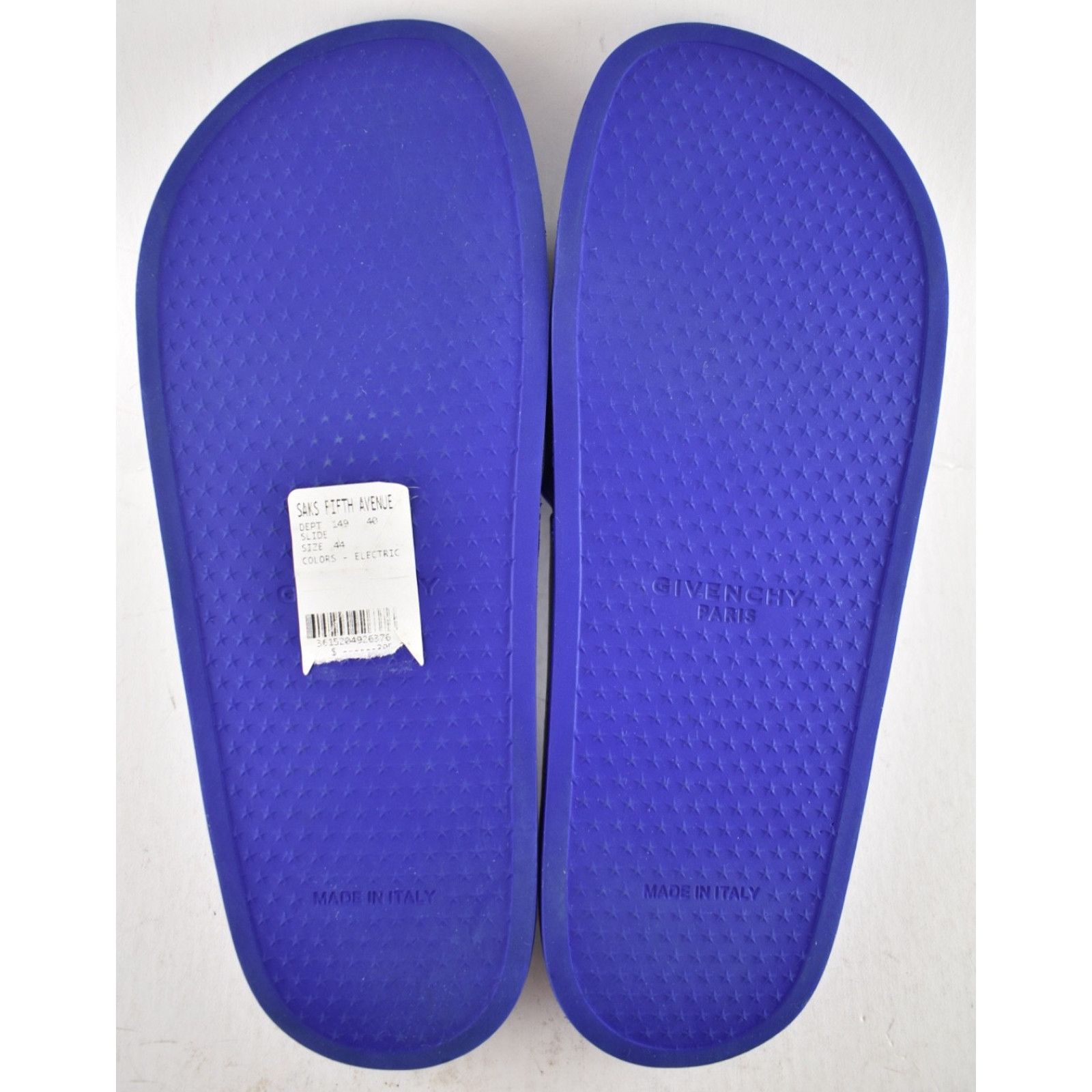 Givenchy Givenchy Paris Blue Red Logo Rubber Pool Slide Sandal 44 11 Size US 11 / EU 44 - 12 Thumbnail