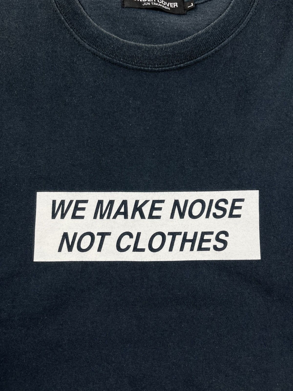 Undercover Undercover WMNNC We Make Noise Not Clothes Logo Tshirt Black Size US L / EU 52-54 / 3 - 3 Thumbnail
