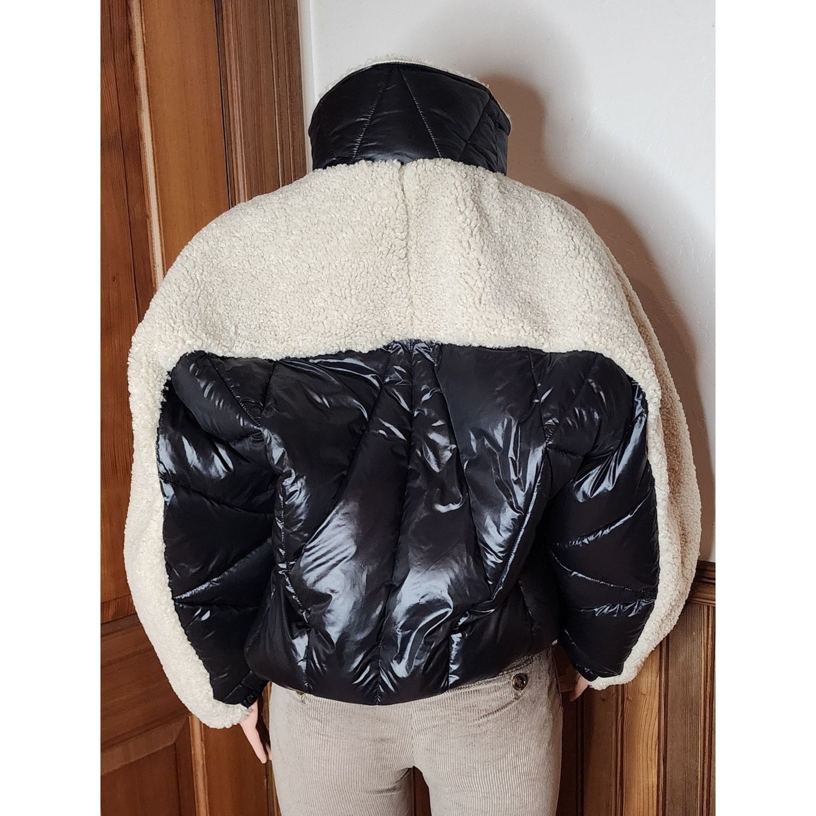 Heartloom NWT Heartloom Solas Black Puffer Jacket Sherpa Collar Medium Size M / US 6-8 / IT 42-44 - 6 Thumbnail