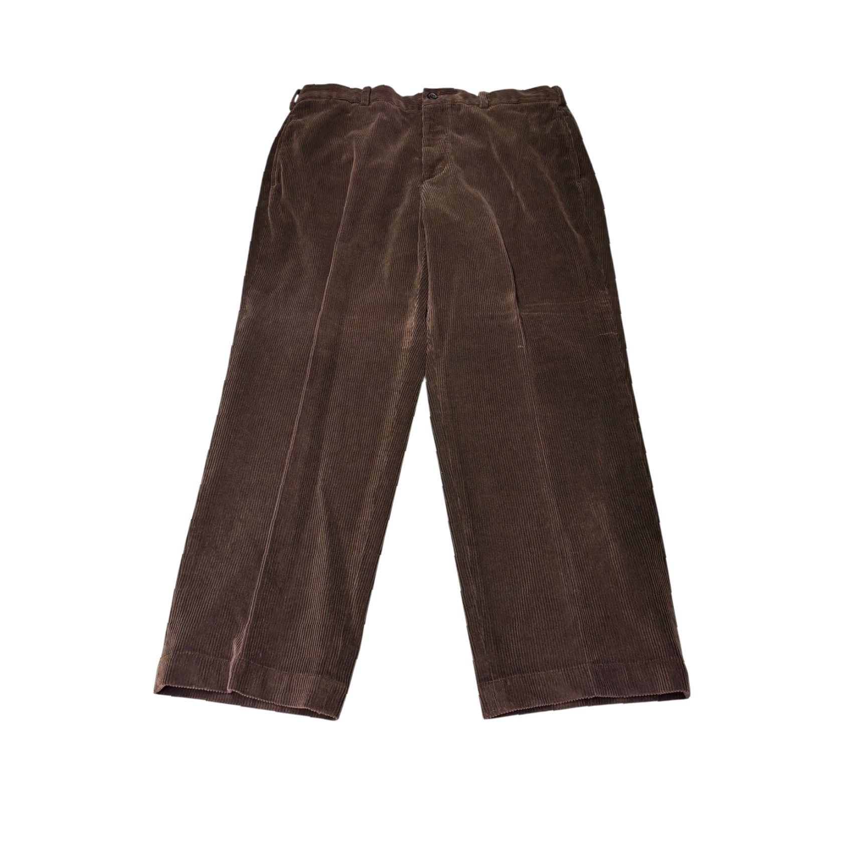 Brooks Brothers Brooks Brothers Hudson Corduroy Pants Mens 38x30 Brown Wide Wale Cotton Straight Pants Mens Brown Corduroy Hudson Size US 38 / EU 54 - 2 Thumbnail