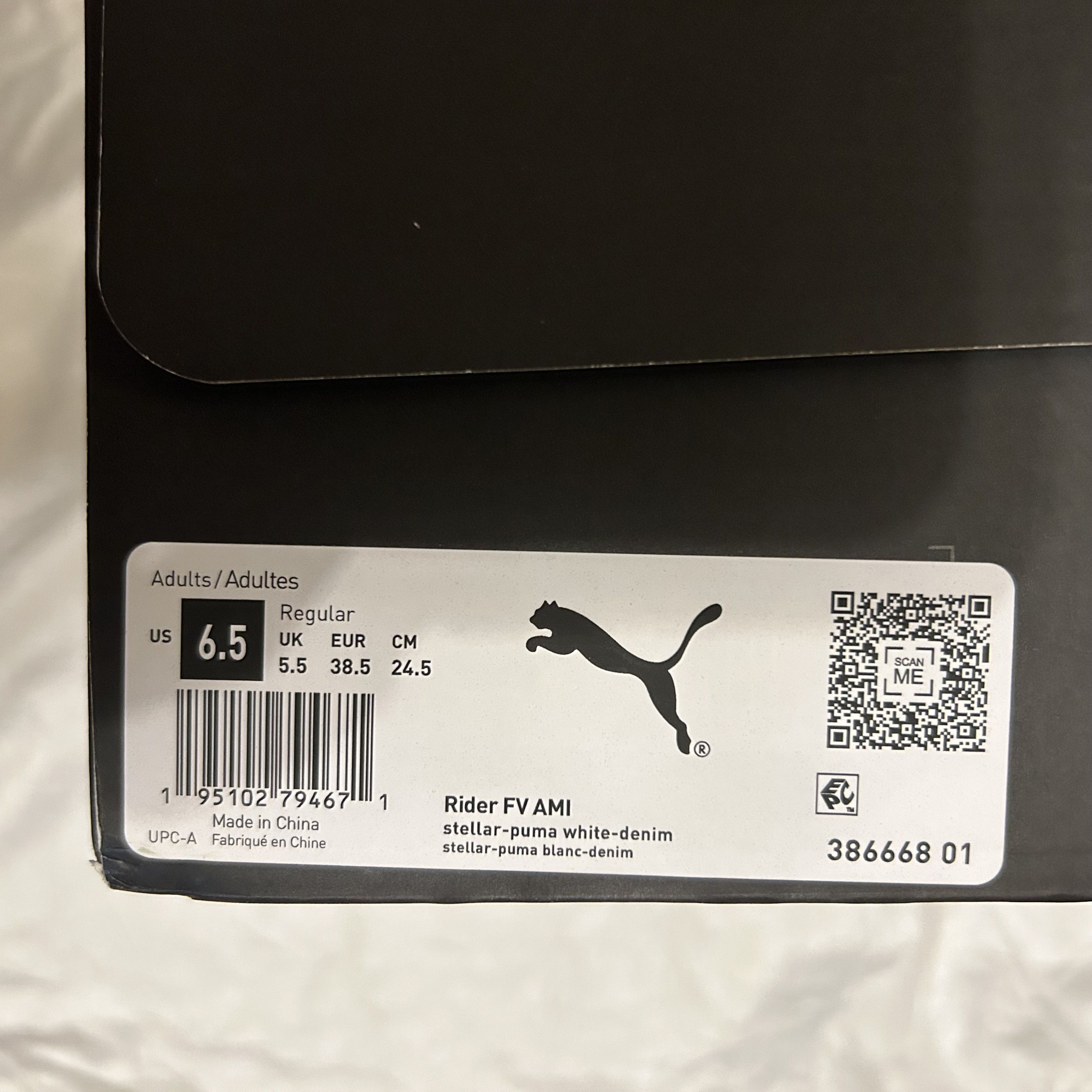 AMI × Puma PUMA x AMI Rider FV Sneakers, Size: 38.5 EU / 6.5 US Size US 6.5 / EU 39-40 - 9 Thumbnail