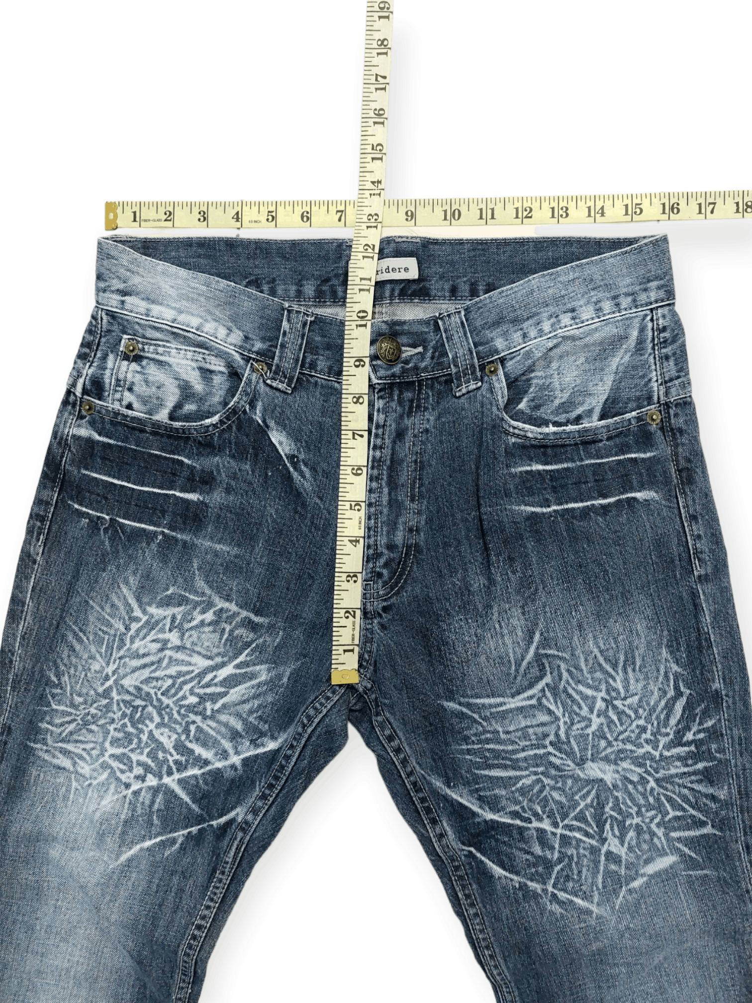 Other 🔥SORRIDERE🔥 Punk Style Flare Bootcut Denim Jeans Size US 31 - 16 Thumbnail