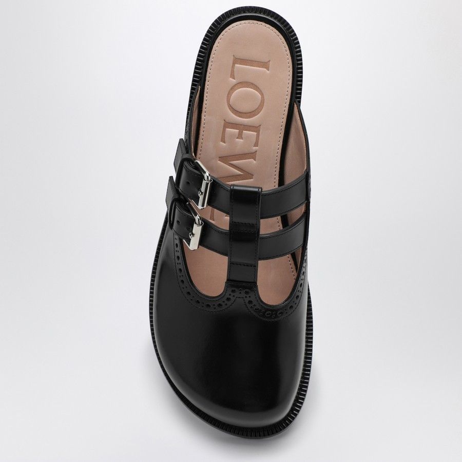 Loewe o1d2blof0824 Campo Mary Jane Sabot in Black Size US 6 / IT 36 - 3 Thumbnail