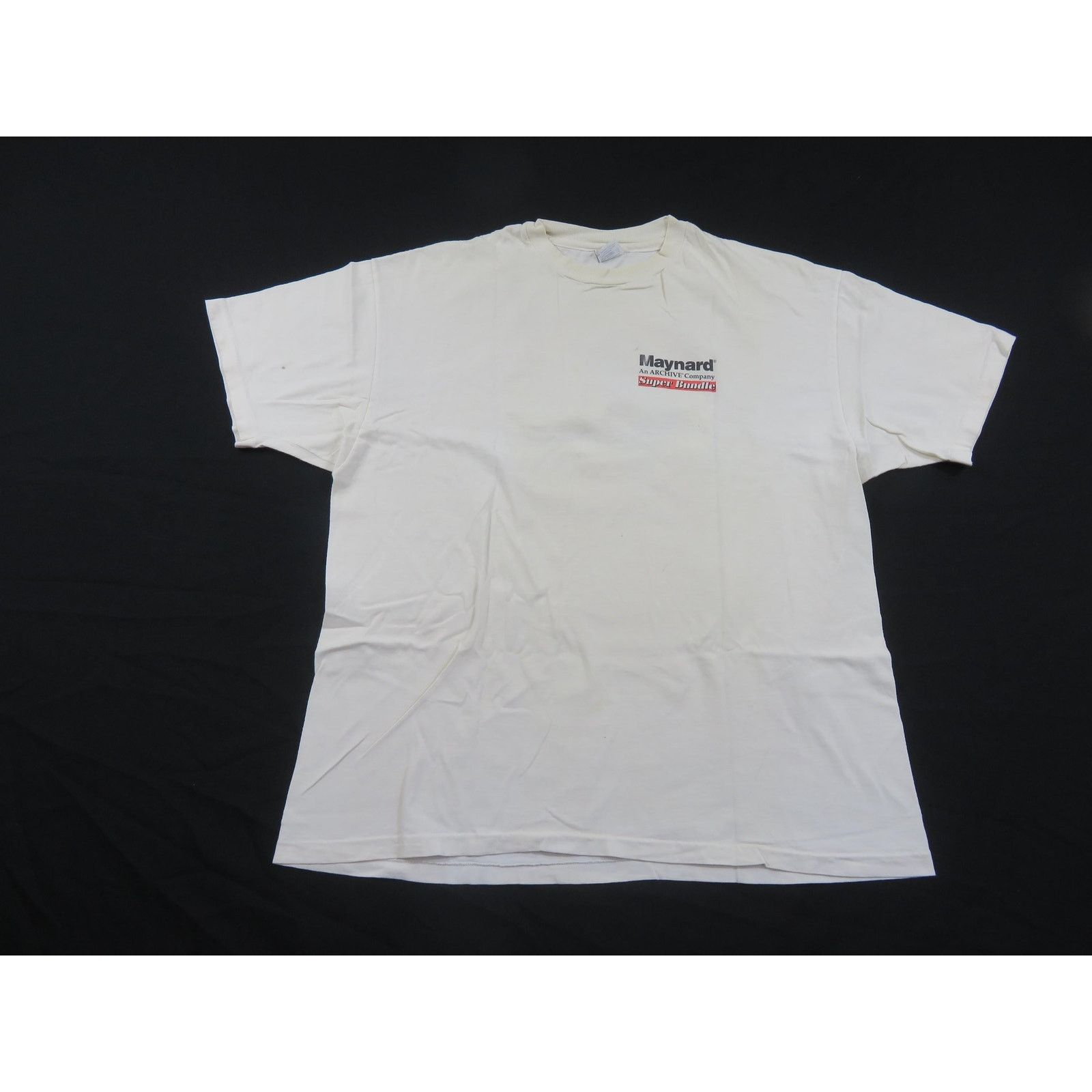 Hanes Windows T-shirt, Maynard Super Bundle Shark, White XL 1990s Size US XL / EU 56 / 4 - 3 Thumbnail