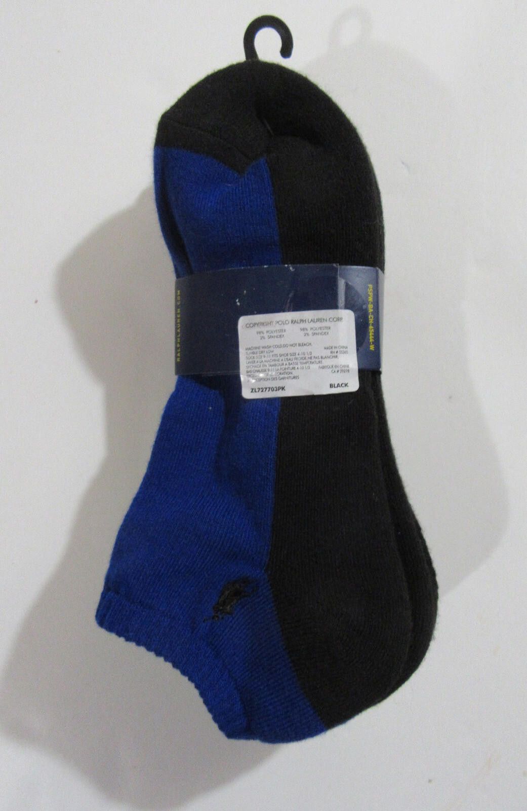 Polo Ralph Lauren Polo Ralph Lauren Womens Low Cut Socks 4 pack NWT Size ONE SIZE - 2 Thumbnail