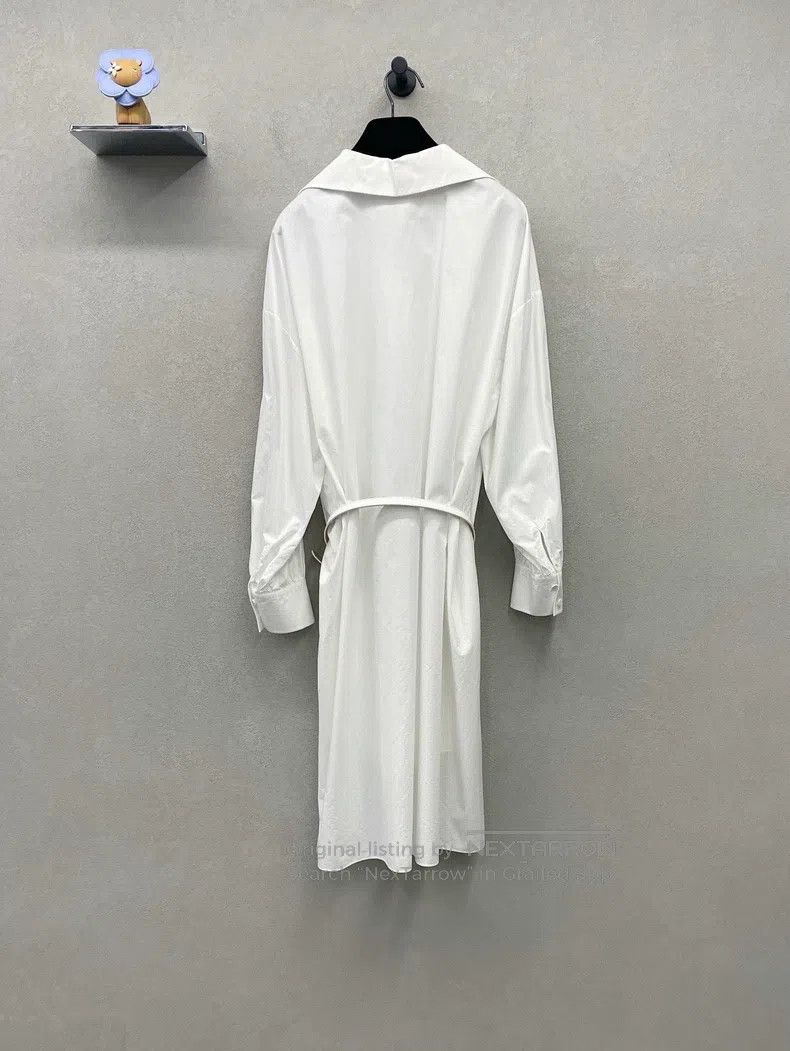 Fendi Fendi White Shirt Dress Size 4XL / US 24-26 - 2 Thumbnail