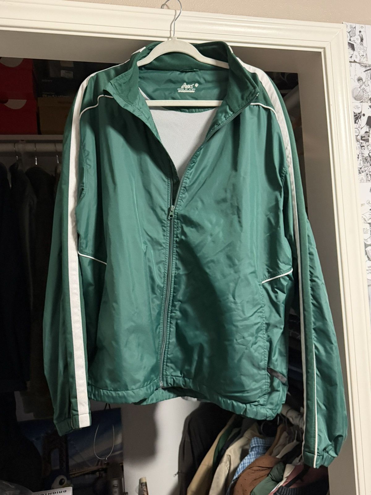 Asics Vintage Asics Track Jacket Size US XL / EU 56 / 4 - 4 Thumbnail