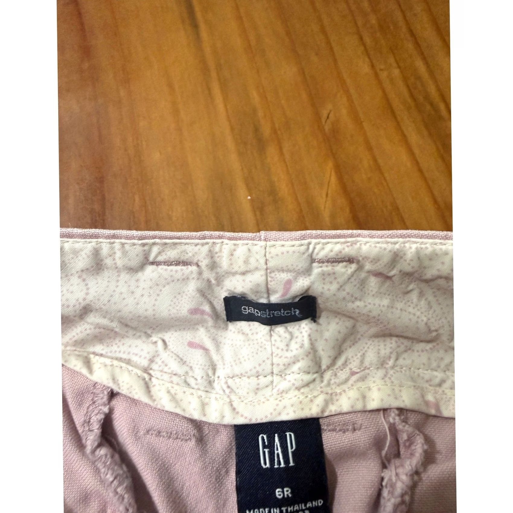Gap VINTAGE Gap Women's Pants 64 Chino Baggy Stretch Cotton Wide leg Low A3-8 Pink 1990s Womens Casual 30x30 Inseam 30" Size 28" / US 6 / IT 42 - 4 Thumbnail